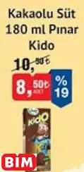 PINAR KİDO KAKAOLU SÜT PINAR KİDO KAKAOLU SÜT